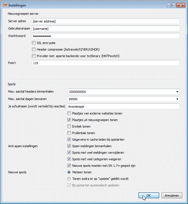  Spotnet Usenet Newsreader