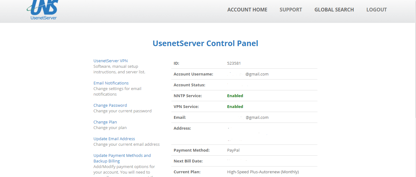 UsenetServer Global Search