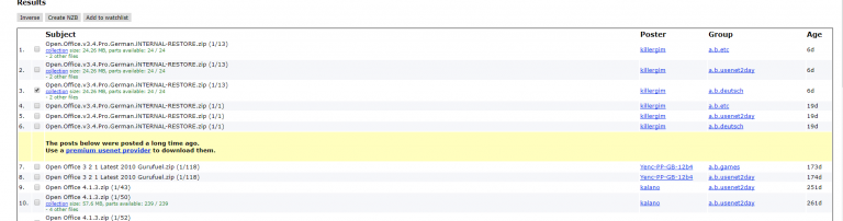 Binsearch - Binaries Usenet Search Engine - Usenet.com
