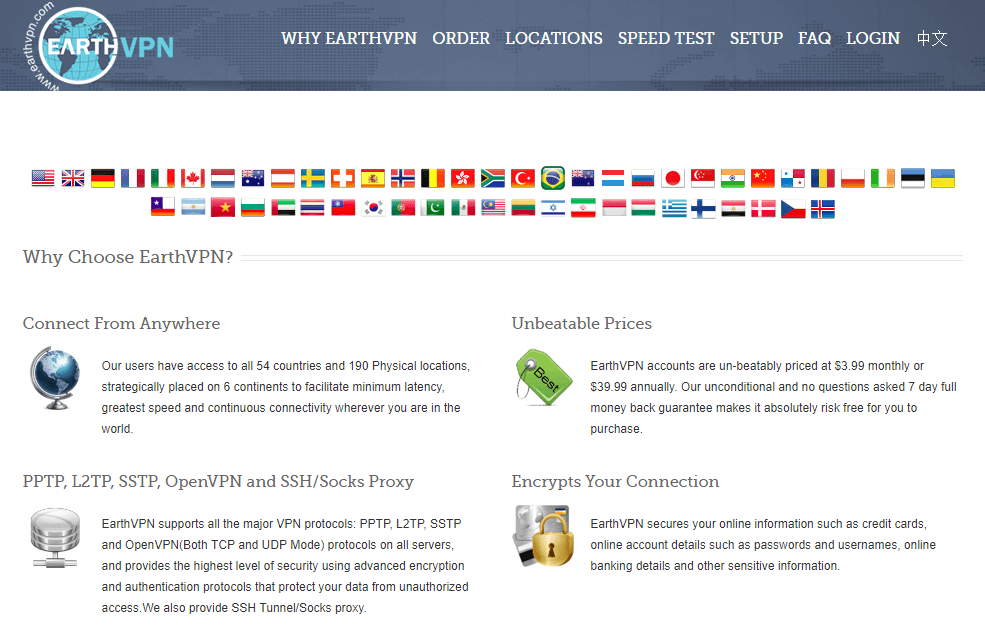 Earth VPN VPN Providers
